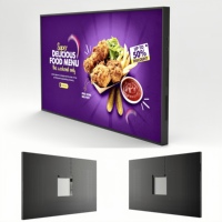Pantalla LCD de Señalización Digital Android de Alto Brillo para Montaje en Pared, Pantalla Publicitaria Comercial, Tablero de Menús, Clasificación IP65, Resolución 4K