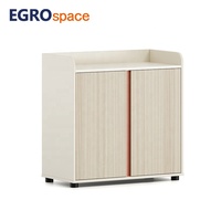 Meuble de rangement haut de gamme EGROspace en bois, armoire de classement verrouillable pour bureau privé