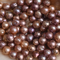 Edison — perles d'eau douce percées en vrac, fabrication de bijoux, trous 0.8mm, 10-12mm, en vrac
