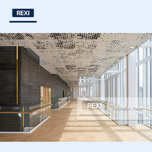 耐火性アルミ天井パネル、装飾アルミストリップ、バッフルハニカム天井パネル、建築用アルミ天井をカスタマイズ - Product Image 6