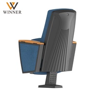 Chaises pliantes modernes en tissu pour théâtres, cinémas et auditoriums - Vente en gros