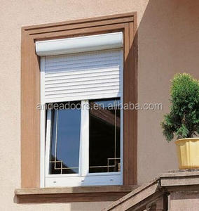 Ventana con persiana enrollable Persianas enrollables <span class=keywords><strong>de</strong></span> metal <span class=keywords><strong>de</strong></span> <span class=keywords><strong>seguridad</strong></span>, <span class=keywords><strong>seguridad</strong></span> para el hogar con parrilla, puerta enrollable - Product Image 4