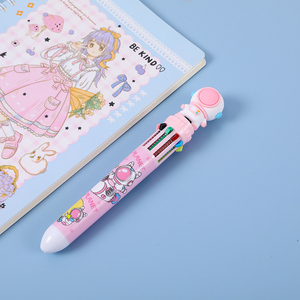 Kids Stationery <b>Cheap</b> Wholesale Beautiful Animal Cartoon Shaped Silicone Multicolor Ballpoint <b>Pen</b> 10 Color <b>Pen</b> - Product Image 6