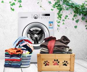 Giocattolo in legno naturale per cani e forniture per animali domestici per la conservazione di giocattoli per gatti vestiti e snack-Desktop e cassetto Organizer - Product Image 5