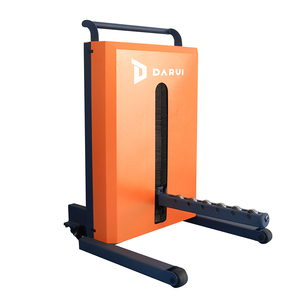 공장 직판 간편 조작 핸드 포크리프트 라벨 롤 리프터 릴 리프팅 장비 트롤리 기어 베어링 1년 보증 - Product Image 1