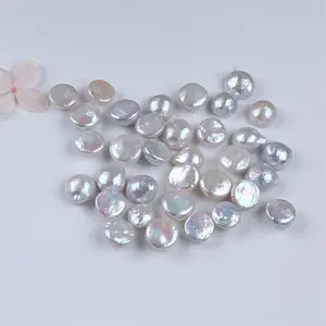 Wholesale White Loose Beads Mabe Pearl Natural Pearl For Earring Making