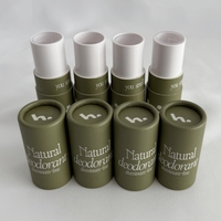 Tube de baume à lèvres en papier torsadé 100% biodégradable, écologique, fait main, recyclable, personnalisé, de haute qualité, avec estampage à chaud
