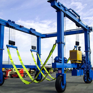 <span class=keywords><strong>Gru</strong></span> a portale multifunzione portatile per sollevamento imbarcazioni <span class=keywords><strong>da</strong></span> 100 tonnellate <span class=keywords><strong>con</strong></span> motore e riduttore per lavori offshore - Product Image 1