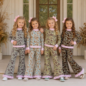 Nouvelles arrivées : ensembles de vêtements pour bébés filles, chemises à manches courtes, pantalons cloche, vêtements à volants - Product Image 6