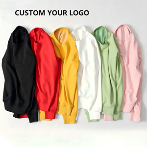 เสื้อสเวตเชิ้ตคอกลมแบบยูนิเซ็กซ์ ผ้าฝ้ายถัก 100% ทรงปกติ สวมใส่สบายๆ สำหรับฤดูใบไม้ร่วง  รับสกรีนโลโก้ด้านหน้า - Product Image 1