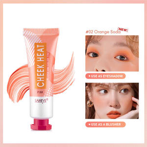 SANIYE มูสเหลวบลัชออน,สีผสมกำมะหยี่กันน้ำตามสูตรหลากสี - Product Image 5