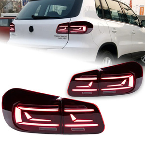 2013-2016 Volkswagen pour Tiguan Modèles spécialement utilisés Modifié 22 Modèles LED Ensemble de feux arrière Eau courante Cheval de direction - Product Image 2