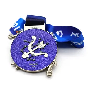 Médaille avec logo animal personnalisé Médaille 3D 12 Constellations