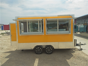 Nouvelle remorque alimentaire standard américaine, camion à pizza, prix le plus bas - Product Image 2