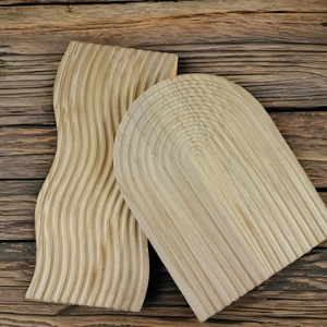 Japanese Style Wooden Decorative Tray Irregular Shape Abstract Pattern Minimalist Design <b>Home</b> Office Coffee Table Storage Use - Product Image 2