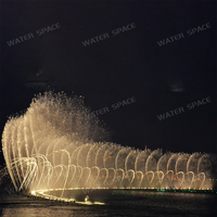 Fuente Musical Decorativa Personalizada de Fábrica, Fuente de Agua Danzante 1D 3D para Lagos Grandes, Fuente Colorida para Exteriores, Equipo de Paisajismo en Venta