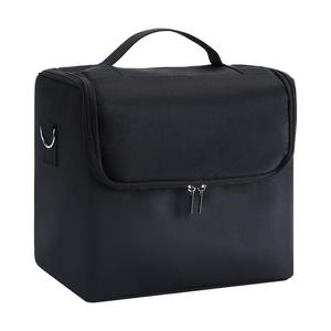 Sac à outils professionnel pour maquillage permanent, grande capacité, étui de rangement multicouche en nylon pour usage domestique, couleur unie, design pratique - Product Image 5