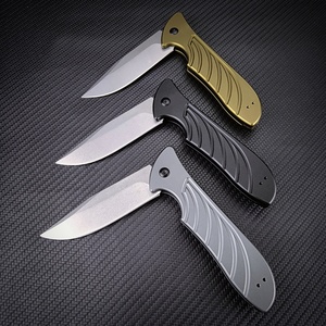 Couteau pliant de survie industriel DIY pour l'extérieur Ker shaw 7600, lame CPM154, manche en alliage d'aluminium T6, camping, randonnée - Product Image 2