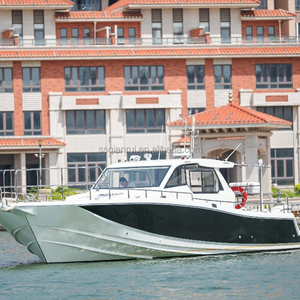 Yacht in Vetroresina da 48,8 Piedi, Cabin Cruiser per 12 Persone, 38 Nodi, Triplo Motore Fuoribordo da 300HP, <span class=keywords><strong>Barca</strong></span> di Lusso per Pesca Sportiva - Product Image 5
