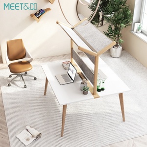 Customized Modern 4-Person Convertible Office Cubicle Extendable Modular Workstation Desk <b>Table</b> Panel Wire Management for Home - Product Image 2