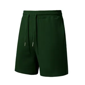 2024 עיצוב יוקרתי לנשימה בגדי כושר לשחות ירוק צ'ינו ארוגים מכנסיים קצרים לגברים עם דחיסה
