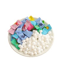 Bonbons aux fruits à la vitamine C en gros, fabrication chinoise, sans sucre et aux saveurs fruitées, haleine fraîche, emballés en sachets