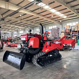 Werkseitige Lieferung Mini Power Pinne 25 PS Raupen traktor zum Graben Pflügen Ridging Jäten Düngen Reisfeld und trockenes Land