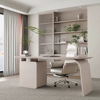 Bureau d'étude italien minimaliste moderne simple pour usage commercial, avec boîte à câbles, chaise, salon de beauté, origine Chine, emballage facile