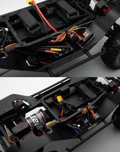 شاحنة زاحفة YIKONG YK41012 بمقياس 1:10 مع ممتصات صدمات مملوءة بالزيت ومحاور معدنية وبطارية ليثيوم بوليمر 2-3S للزحف الشديد - Product Image 5