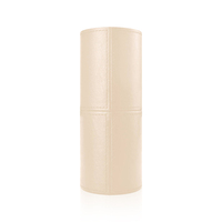 Kit de fond de teint Kabuki professionnel HMU 15 pièces ensemble de pinceaux de maquillage kaki de haute qualité avec manche en bois Logo personnalisé utilisation du visage