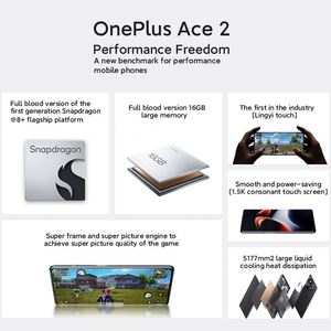 OnePlus Ace 2 11R 5G โทรศัพท์มือถือ หน้าจอ AMOLED 6.74 นิ้ว 120Hz กล้องหลัง 3 ตัว 50MP แบตเตอรี่ 5000mAh รองรับชาร์จไว 100W รองรับภาษาฝรั่งเศสและภาษาสเปน - Product Image 5