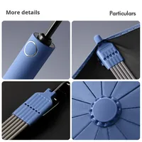 Parapluie cadeau étanche extérieur protégé contre les UV 12 os personnalisable de haute qualité nouveau voyage pliant Portable Double personne