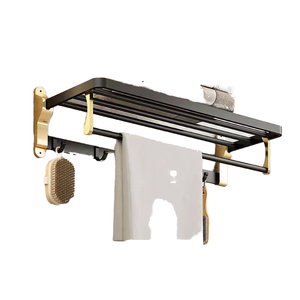 Nhà Máy Trực Tiếp Hợp Kim Nhôm Phòng Tắm Khăn Giá Sáu Bộ Với Mặt Dây Chuyền Điện Thoại Di Động Và Mô Chủ - Product Image 1