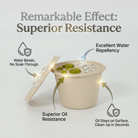 Fournisseur Direct Usine – Gobelets Biodégradables en Bagasse 140ml avec Couvercle, Résistants à la Chaleur, Compatibles Micro-ondes, Empilables, Design Moderne, Origine Shandong