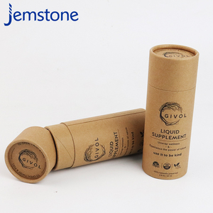 Contenedor de tubo de papel cilíndrico de impresión personalizada al por mayor de fábrica física para embalaje - Product Image 2