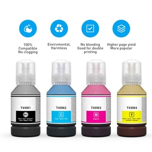 Mực Điện T49M T49M1 Cao Cấp Màu Tương Thích Số Lượng Lớn Chai Nước Dựa Trên Refill Tinta Thăng Hoa Mực Cho Epson F570 F170 Máy In - Product Image 3