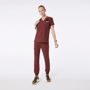 Bestex Customize Scrub Uniforms Sets TOOTH Dental Hospital Clothes for Women Joggers Quick-Drying Comfortable <strong>Nursing</strong> <strong>Outfits</strong> - Product Image 2