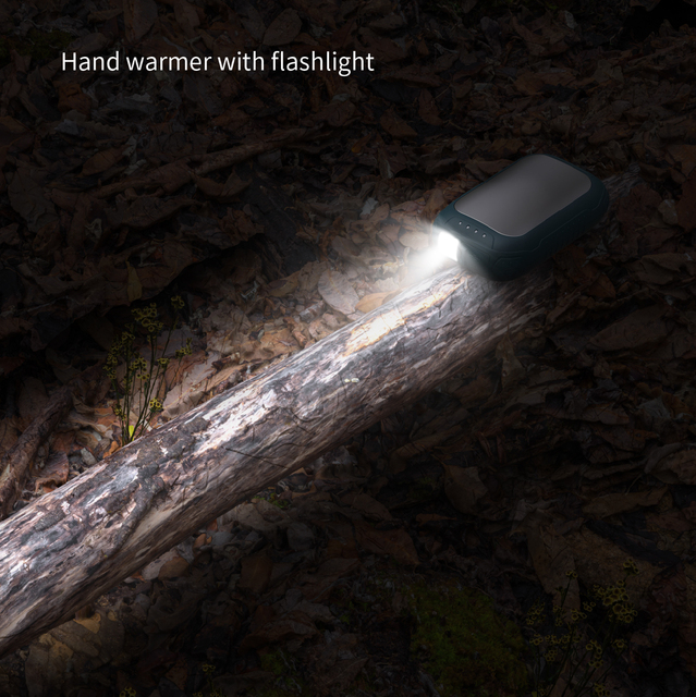 4 Levels Constant Temperature Rechargeable Hand Warmer 10000mAh IPX5 Waterproof LED Light Dual Function Portable Charger