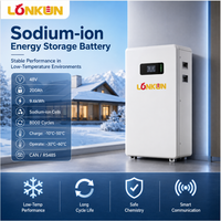 Système de stockage d'énergie solaire domestique modulaire empilable 50 kWh 51,2 V LiFePO4 OEM Longkun