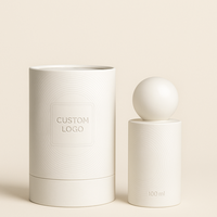 Boîte de parfum cylindrique écologique pour échantillonneur de luxe et emballage cadeau