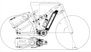 Vélo électrique en fibre de carbone E MTB 1000W Vélo de montagne électrique avec moteur central pour pneus larges - Product Image 5