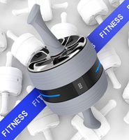 Équipement de fitness à usage domestique pour salle de sport Roue à rouleaux ABS à rebond automatique et muet Roue d'entraînement abdominal intelligente en acier