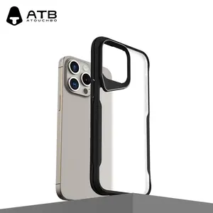 ATB 4 Colors Thin Soft Skin Feel Mobile Phone Case Back Cover for iPhone 15 Pro 14 13
