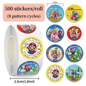 500 pegatinas de anime y dibujos animados para bricolaje, etiquetas para equipaje, calcomanías de graffiti, decoración para fiestas infantiles y dulces - Product Image 1