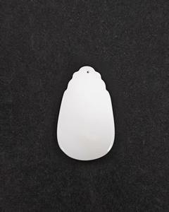 จี้หยกขาวธรร<span class=keywords><strong>ม</strong></span>ชาติแกะสลักด้วยมือรูปพระโพธิสัตว์พร้อมเครื่องประดับศีรษะประดับอย่างหรูหราสำหรับของขวัญทางจิตวิญญาณและการตกแต่งตา<span class=keywords><strong>ม</strong></span>หลักฮวงจุ้ย - Product Image 2