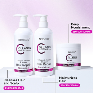 Shampooing et après-shampooing pour perruques, crèmes de beauté hydratantes et antipelliculaires pour femmes, <span class=keywords><strong>crème</strong></span> concentrée réparatrice capillaire, marque privée - Product Image 3