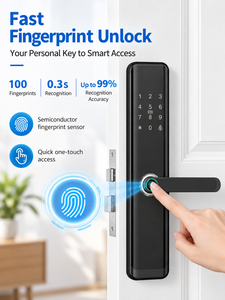 Original Manufacture Tuya Wifi Smart <strong>Door</strong> Lock Biometric Electronic Digital Fingerprint Smart <strong>Door</strong> Lock for Wooden <strong>Door</strong> - Product Image 2