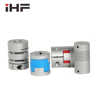 Accouplement à double disque en alliage d'aluminium de haute précision et à couple élevé pour équipement médical, vente en gros fabricant