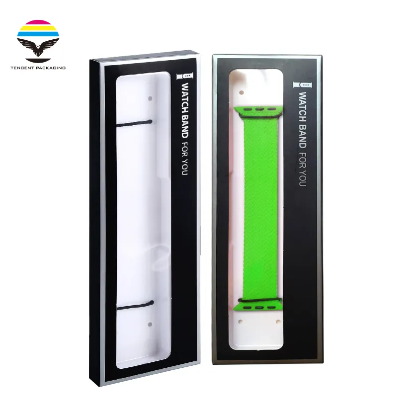 Watch Strap Retail Selling Packaging Box Retail Sell Paper Box for Apple Watch Band Metal Band Package for Apple Watch