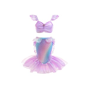 Nuevo Disfraz de Princesa para Niñas, Trajes de Baño para Fiestas de Cumpleaños, Halloween, Disfraz de Sirena - Product Image 3